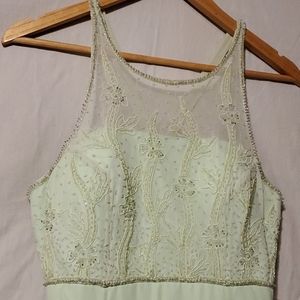 beautiful beaded halter style top beaded dress